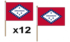 Arkansas Hand Flags